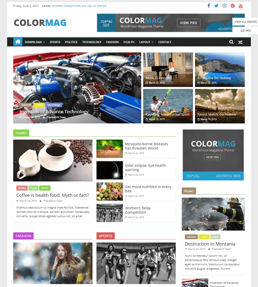 30 Best Free WordPress Magazine Themes and Templates 2021