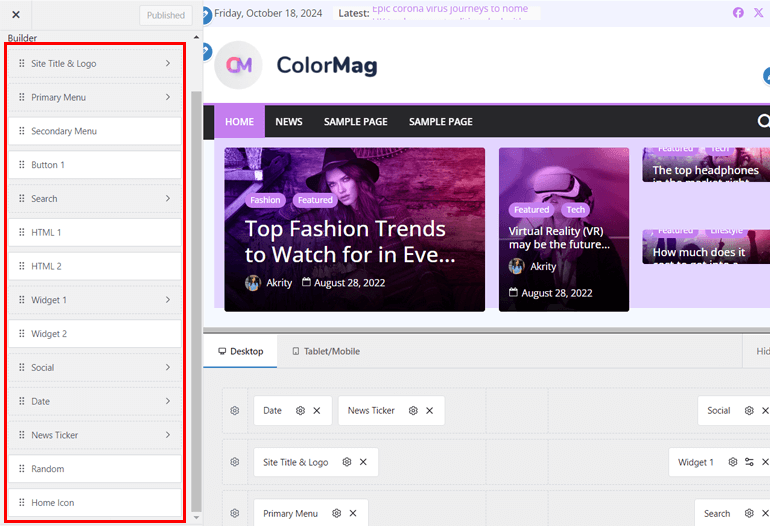Introducing ColorMag Header Footer Builder: A Game-Changer for Your Website Design